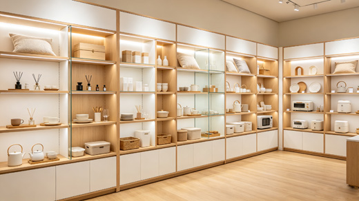 黄冈家居生活展柜